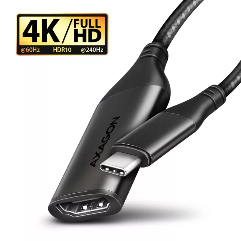 Adapter Axagon RVC-HI2M USB-C -> HDMI 2.0a 4K/60Hz HDR10