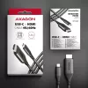 Axagon RVC-HI2MC USB-C -> HDMI 2.0a kabel 1,8 m, 4K/60Hz HDR10