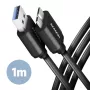 Axagon BUMM3-AM10AB SPEED Kabel Micro-B USB <> USB-A 3.2 Gen 1 1 m