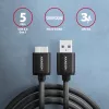 Axagon BUMM3-AM10AB SPEED Kabel Micro-B USB <> USB-A 3.2 Gen 1 1 m