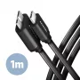 Kabel USB Axagon BUMM3-CM10AB Micro-USB B na USB C 1m Czarny