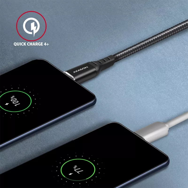 Kabel USB Axagon BUCM-CM20AB 2m USB C Czarny