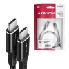 Kabel USB Axagon BUCM-CM20AB 2m USB C Czarny