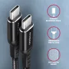 Kabel USB Axagon BUCM-CM30AB USB 2.0 3 m USB C Czarny