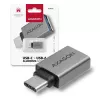 Axagon RUCM-AFA adapter USB-C (M) -> USB-A (F), USB 3.2 Gen 2, 3A, ALU