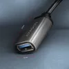 Axagon RUCM-AFAC przejściówka kablowa USB-C (M) -> USB-A (F), 20cm, USB 3.2 Gen 1, 3A, ALU