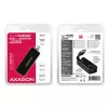 AXAGON ADE-XR adapter USB 2.0 Type-A na Fast Ethernet 10/100, RJ-45, Realtek RTL8152, czarny, 23 g