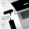 Axagon HMC-6H4A Hub USB 3.2 Gen 1, 4x USB-A, HDMI 4k/30Hz, PD 100W, kabel USB-C 20 cm