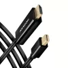 Przewód adaptera Axagon RVDM-HI14C2 Mini DisplayPort na HDMI 4K 30Hz 1,8m