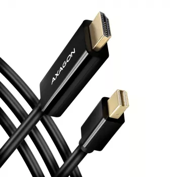 Przewód adaptera Axagon RVDM-HI14C2 Mini DisplayPort na HDMI 4K 30Hz 1,8m