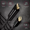 Przewód adaptera Axagon RVDM-HI14C2 Mini DisplayPort na HDMI 4K 30Hz 1,8m