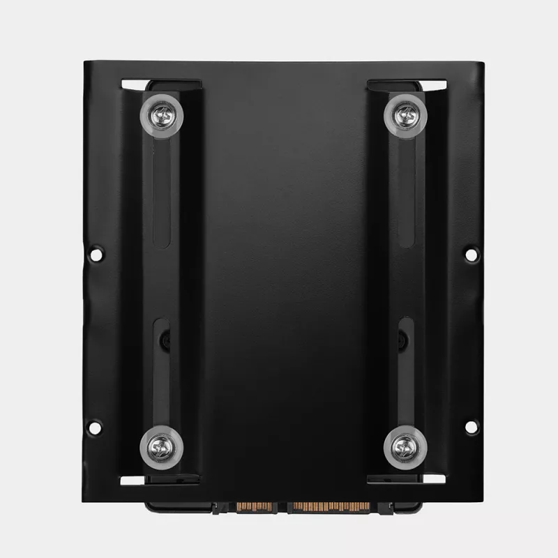 Ramka montażowa Axagon RHD-125B na 1 dysk 2,5 cala w zatoce 3,5 cala – czarny metal