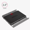 Axagon RHD-125S uchwyt na 1 dysk 2,5 cala HDD/SSD do zatoki 3,5 cala, metal, szary