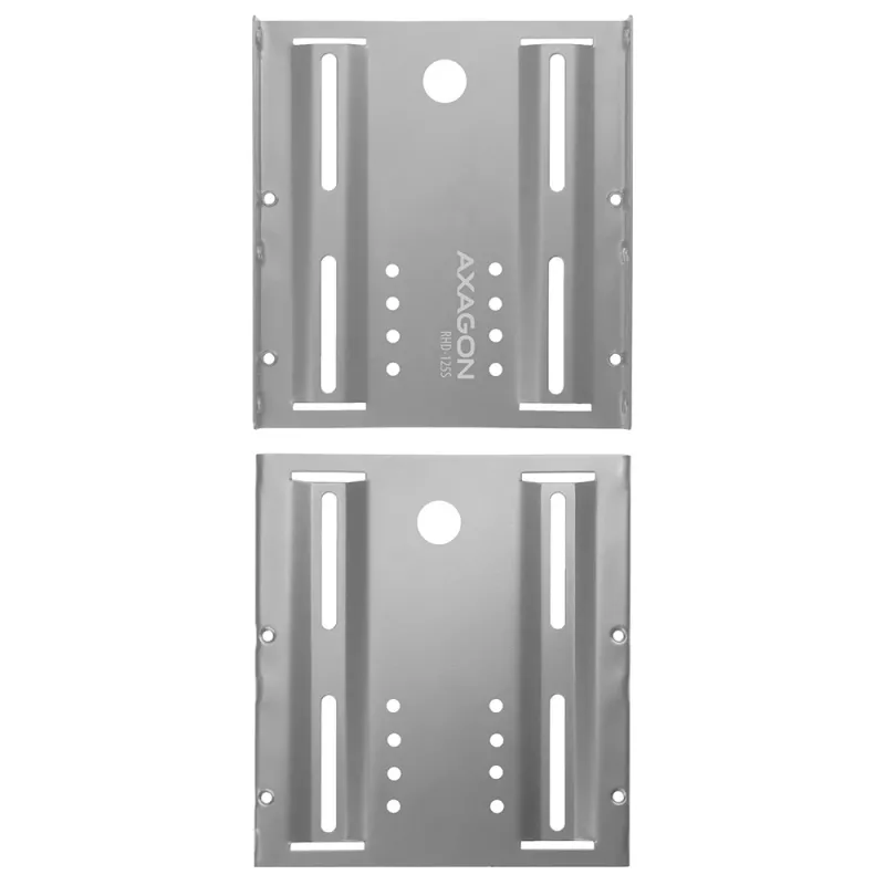 Axagon RHD-125S uchwyt na 1 dysk 2,5 cala HDD/SSD do zatoki 3,5 cala, metal, szary