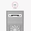 Axagon RHD-125S uchwyt na 1 dysk 2,5 cala HDD/SSD do zatoki 3,5 cala, metal, szary