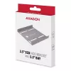 Axagon RHD-125S uchwyt na 1 dysk 2,5 cala HDD/SSD do zatoki 3,5 cala, metal, szary