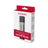 Axagon CRE-DAC USB-C+ USB-A 5 Gbps MINI 2 gniazda i LUN czytnik kart SD/microSD USB 3.0 Type-A/Type-C Szary