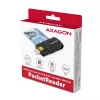 Axagon CRE-SMP2A USB Smart card & SD/microSD/SIM PocketReader czytnik kart inteligentnych Wewnętrzny USB Type-A/USB Type-C Czarny