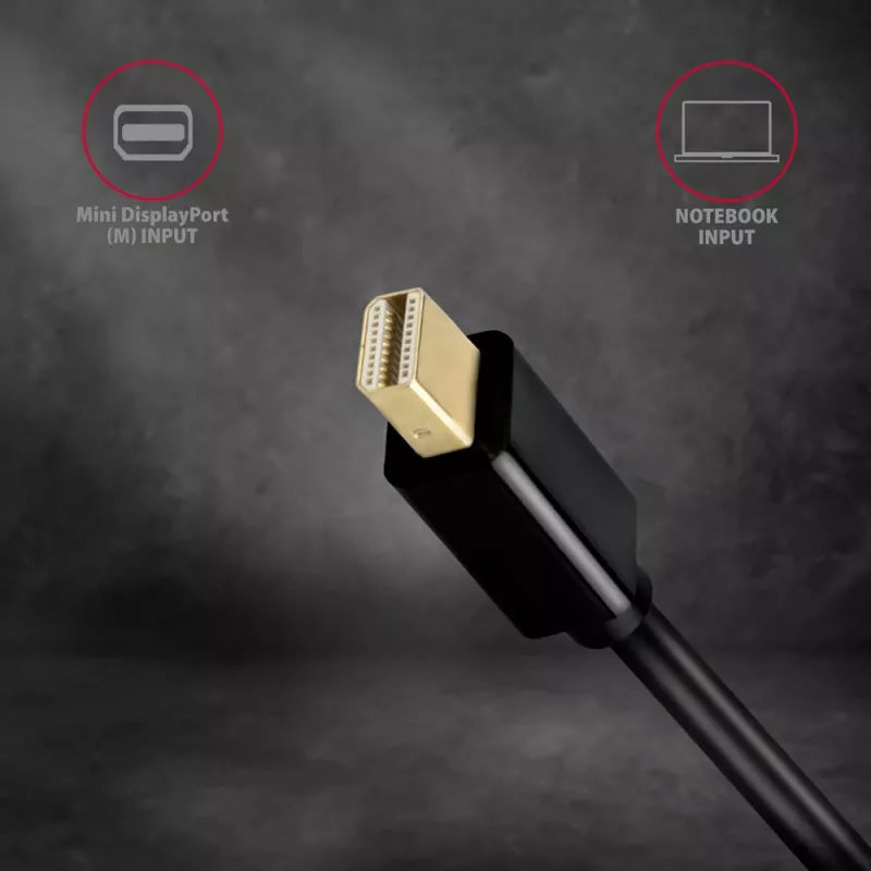 Axagon RVDM-HI14N adapter Mini DisplayPort -> HDMI 1.4 4K/30Hz
