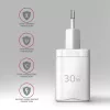 Ładowarka Axagon ACU-PQ30W QC3.0 30W USB-C Biała