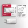 Ładowarka Axagon ACU-PQ30W QC3.0 30W USB-C Biała
