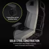 Uniwersalny fotel gamingowy Corsair T3 RUSH 2023 z wyściełanym siedziskiem, antracytowy szary