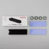 Axagon CLR-M2L10 Pasywny radiator aluminiowy do wszystkich dysków SSD M.2, rozmiar 2280, wysokość 10 mm.