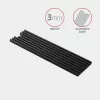 Axagon CLR-M2L3 pasywny radiator aluminiowy do wszystkich dysków M.2, rozmiar 2280, wysokość 3 mm