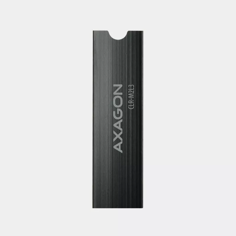 Axagon CLR-M2L3 pasywny radiator aluminiowy do wszystkich dysków M.2, rozmiar 2280, wysokość 3 mm
