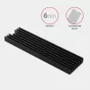 Axagon CLR-M2L6 Passywny radiator aluminiowy do wszystkich dysków M.2 SSD, rozmiar 2280, wysokość 6 mm