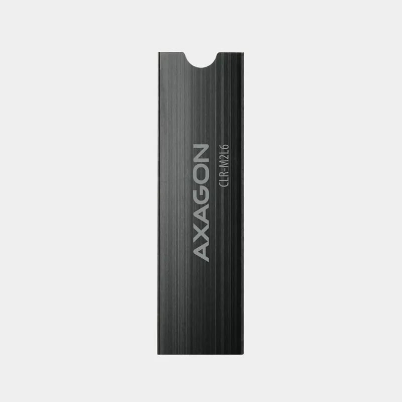 Axagon CLR-M2L6 Passywny radiator aluminiowy do wszystkich dysków M.2 SSD, rozmiar 2280, wysokość 6 mm