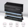Axagon CLR-M2XL Pasywny aluminiowy radiator dla jednostronnych i dwustronnych dysków M.2 SSD, rozmiar 2280, wysokość 36 mm