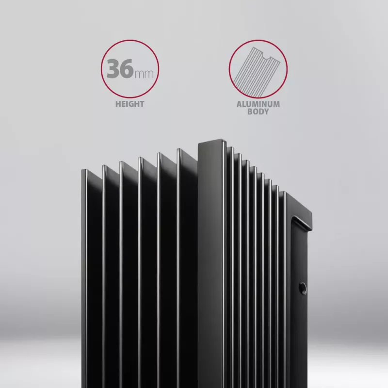 Axagon CLR-M2XL Pasywny aluminiowy radiator dla jednostronnych i dwustronnych dysków M.2 SSD, rozmiar 2280, wysokość 36 mm