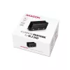 Axagon CLR-M2XL Pasywny aluminiowy radiator dla jednostronnych i dwustronnych dysków M.2 SSD, rozmiar 2280, wysokość 36 mm