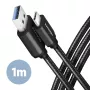 Kabel USB Axagon BUCM3-AM10AB USB 3.2 Gen 1 1 m USB C USB A Czarny