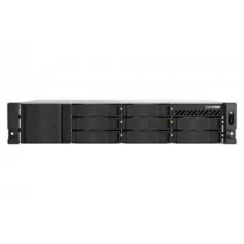 QNAP TS-855EU-RP NAS Rack (2U) Intel Atom® C5125 8 GB DDR4 0 TB QuTS hero Czarny