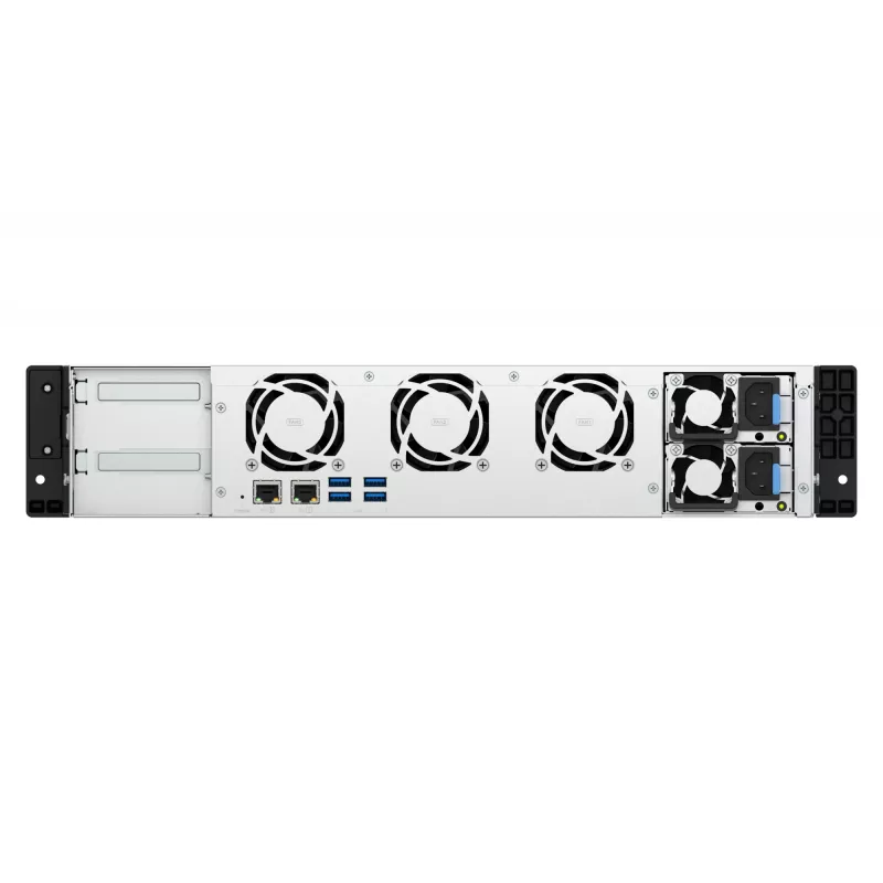 QNAP TS-855EU-RP NAS Rack (2U) Intel Atom® C5125 8 GB DDR4 0 TB QuTS hero Czarny