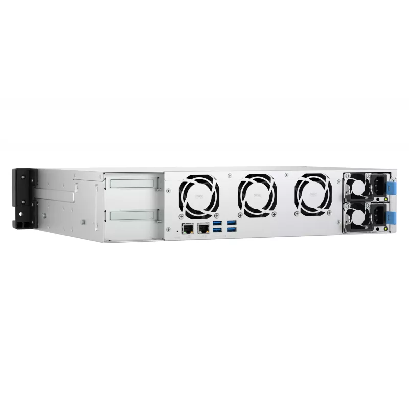 QNAP TS-855EU-RP NAS Rack (2U) Intel Atom® C5125 8 GB DDR4 0 TB QuTS hero Czarny