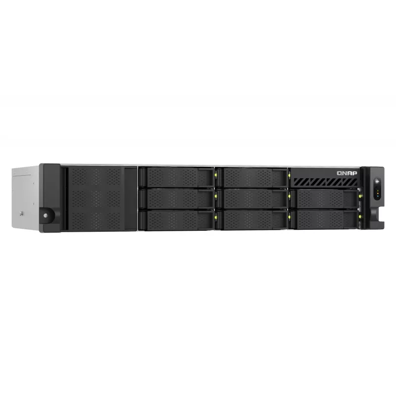 QNAP TS-855EU-RP NAS Rack (2U) Intel Atom® C5125 8 GB DDR4 0 TB QuTS hero Czarny