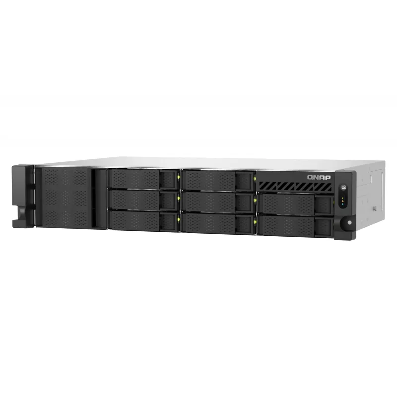 QNAP TS-855EU-RP NAS Rack (2U) Intel Atom® C5125 8 GB DDR4 0 TB QuTS hero Czarny