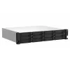 QNAP TS-1264U-RP NAS Rack (2U) Intel® Celeron® 8 GB DDR4 0 TB QNAP QTS Aluminium, Czarny