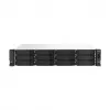 QNAP TS-1264U-RP NAS Rack (2U) Intel® Celeron® 8 GB DDR4 0 TB QNAP QTS Aluminium, Czarny