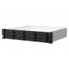 QNAP TS-1264U-RP NAS Rack (2U) Intel® Celeron® 8 GB DDR4 0 TB QNAP QTS Aluminium, Czarny