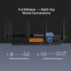 Router TP-Link Archer AX5400 Multi-Gigabit WiFi 6, Wi-Fi 6 (802.11ax), Dwuzakresowy (2,4 GHz / 5 GHz), Ethernet LAN, Czarny, Router biurkowy/słupkowy