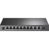 TP-Link 8-portowy przełącznik biurkowy 10/100 Mb/s + 3-portowy Gigabit z 8 portami PoE+
