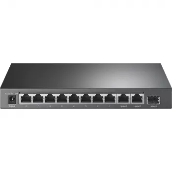 TP-Link 8-portowy przełącznik biurkowy 10/100 Mb/s + 3-portowy Gigabit z 8 portami PoE+