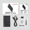 Obudowa HDD/SSD Axagon EE25-GTR USB-C 3.2 Gen 2 Czarny 2,5 cala