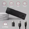 Axagon EE35-GTR USB-C 5Gbps - SATA 6G, 3.5 RIBBED box BLACK - USB Typ C HDD enclosure 3.5 inch