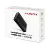 Axagon EE35-GTR USB-C 5Gbps - SATA 6G, 3.5 RIBBED box BLACK - USB Typ C HDD enclosure 3.5 inch