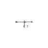 Gembird MA-D3-01 regulowany uchwyt biurkowy na 3 monitory, 17–27 cali, do 7 kg